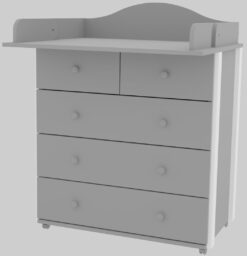 Серый / Белый